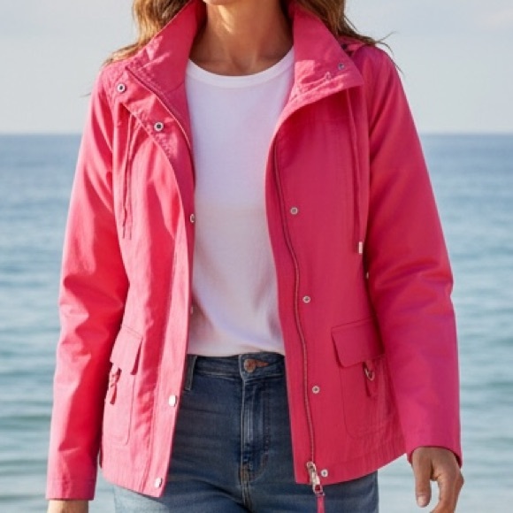 Studio Works Jackets & Blazers - Pink Studio Works zip up jacket lined Small petite